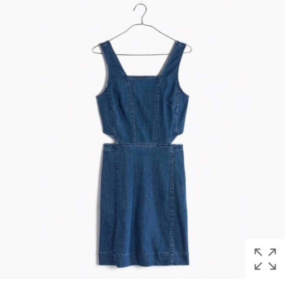 Madewell Denim Cut Out Dress